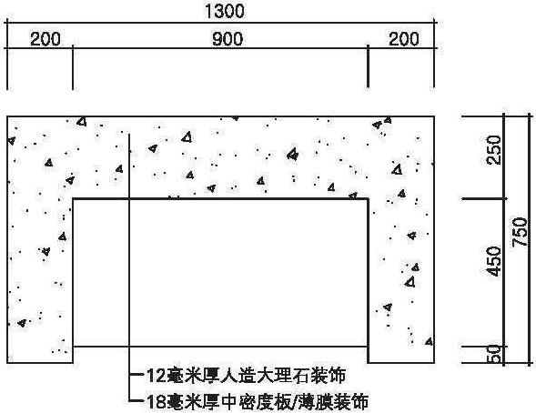 細(xì)節(jié)圖A——柜臺(tái)